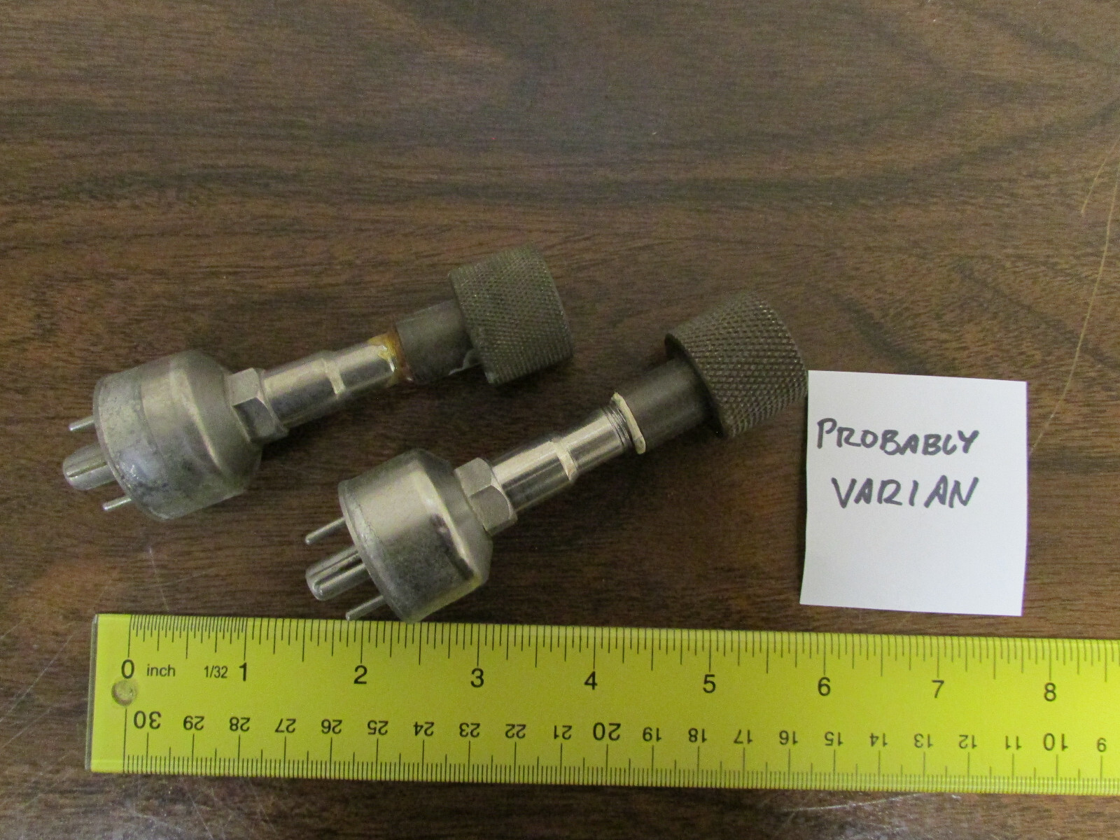 2 Pieces --  Unlabeled Vacuum Gauge Tubes Varian 0531 Used As-Is