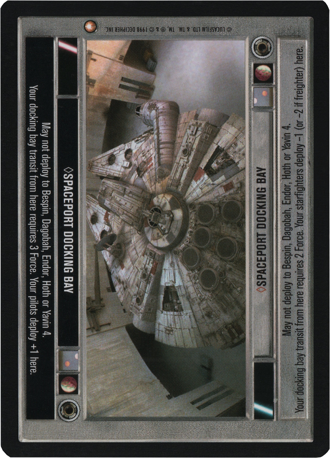 Spaceport Docking Bay (LS) (Special Edition) | Decipher Star Wars CCG | NM/LP