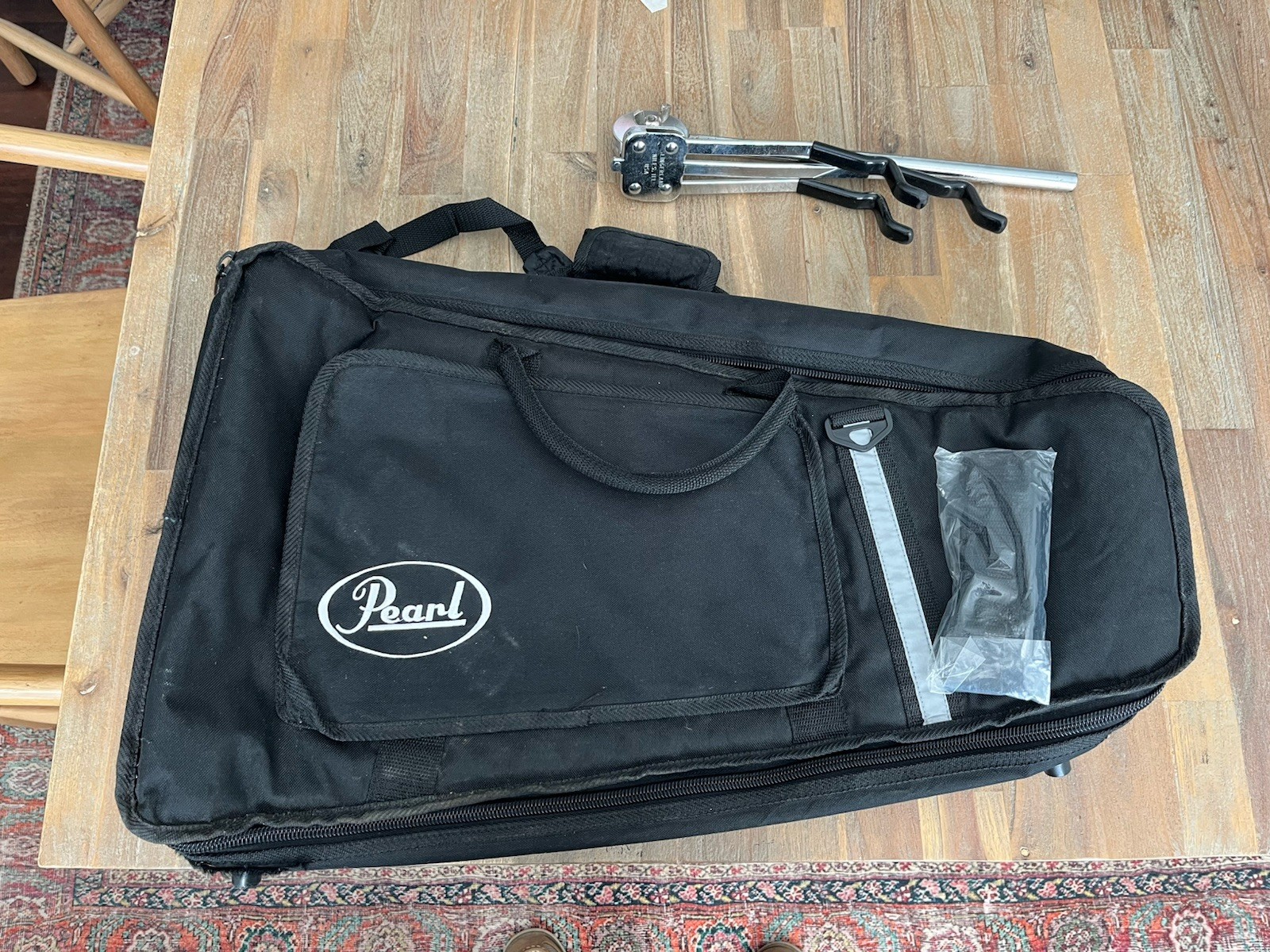 Pearl Xylophone Percussion Backpack Style Case Bag Only + Slingerland Stand Top