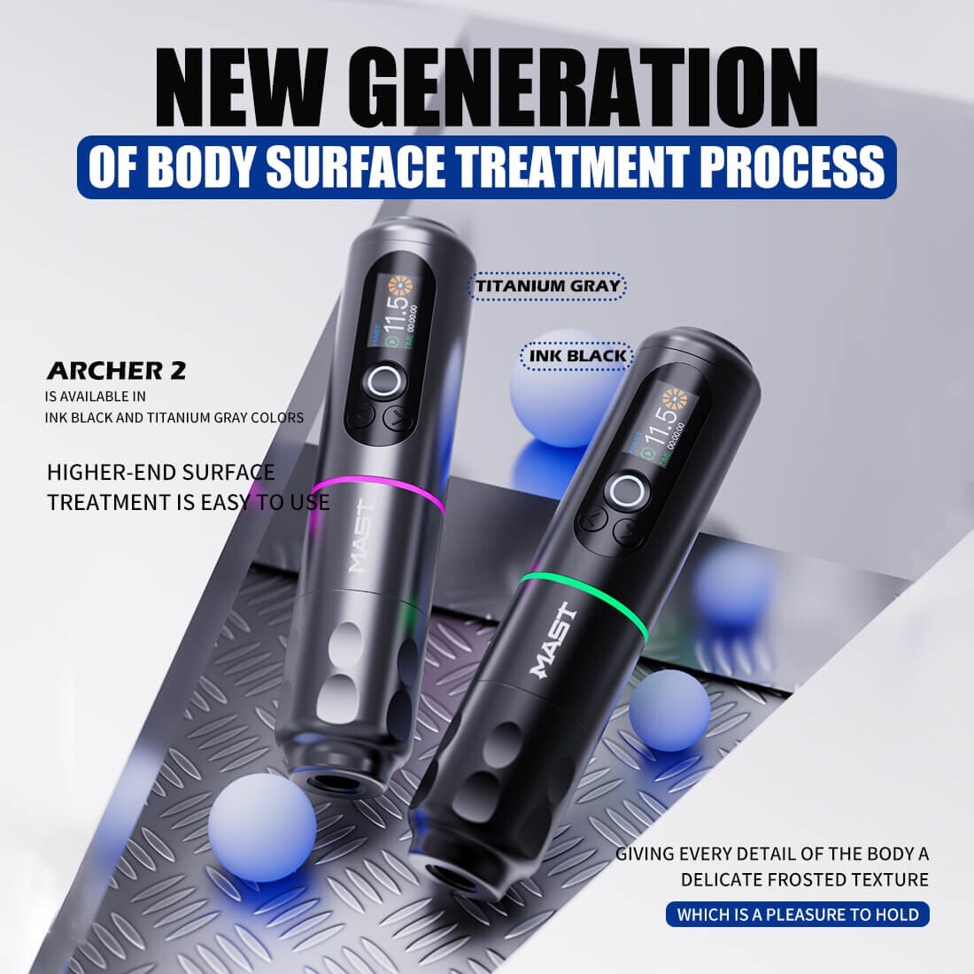 Dragonhawk Wireless Tattoo Pen Machine Mast Archer 2 WQP-050