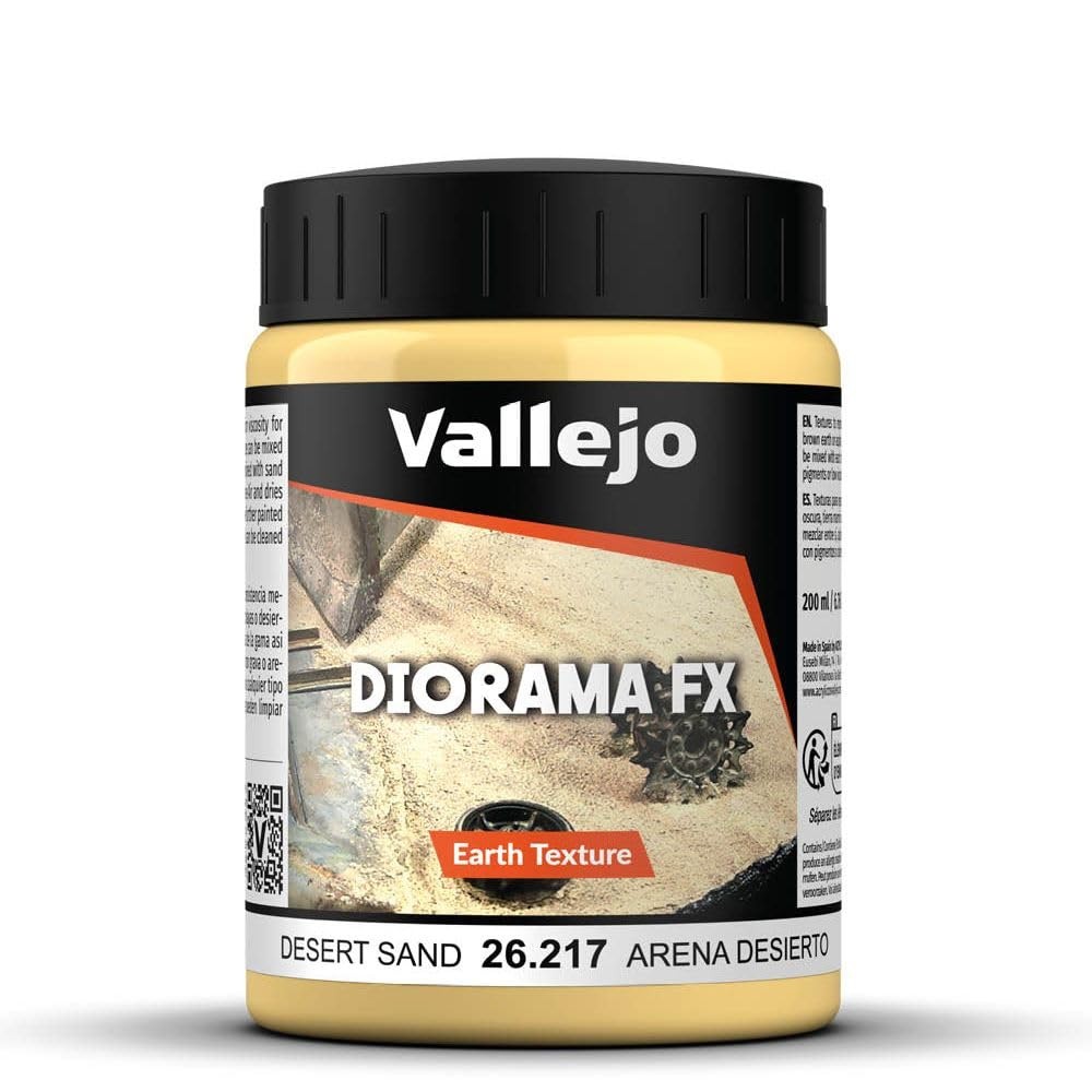 Vallejo - Diorama FX Earth Textures | Desert 6.76 Fl Oz (Pack of 1), Yellow