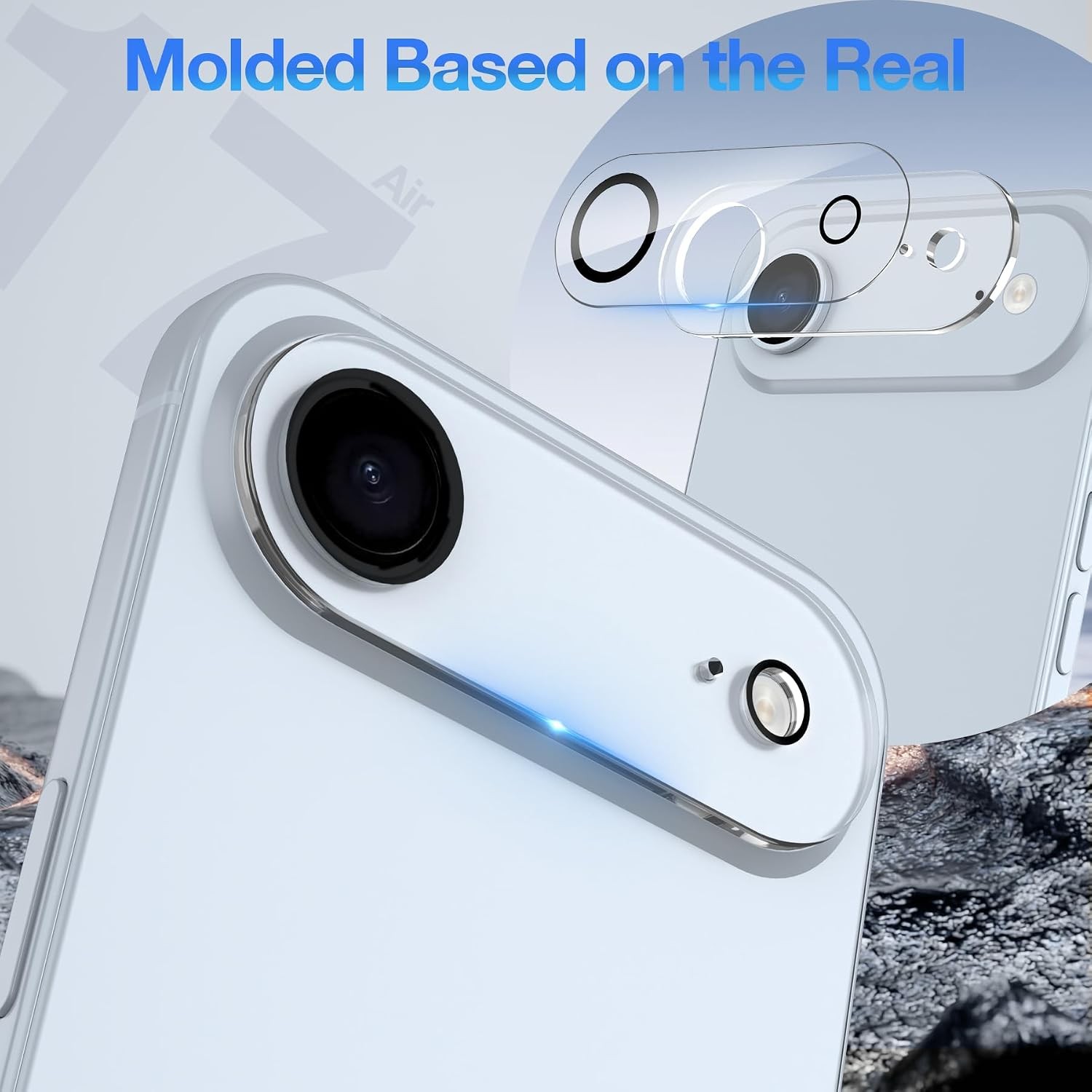 2 Pack For Apple iPhone 17 Air Camera Lens Protector Tempered Glass Camera Cover