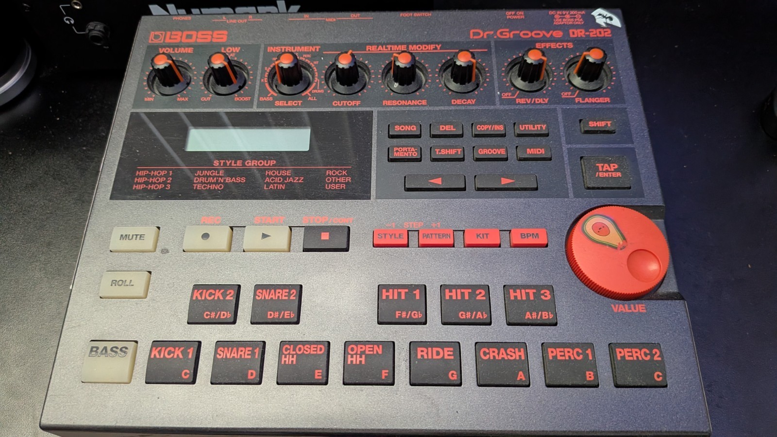 Boss DR-404 Drum Machine – Performer’s Unit / Cosmetic Mods / Read Description