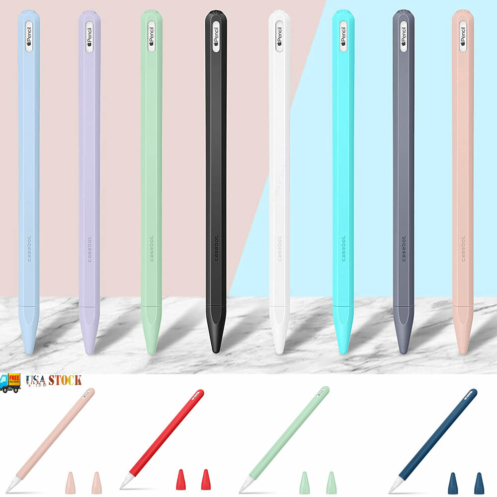 Silicone Sleeve for Apple Pencil Pro & Apple Pencil 2nd Gen Soft Grip Holder