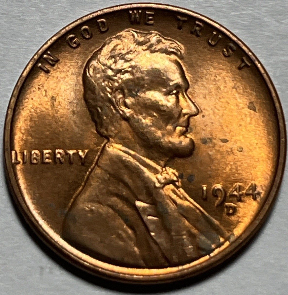 1944 D/D Wheat Penny Errors DDO Die Clash Uncirculated
