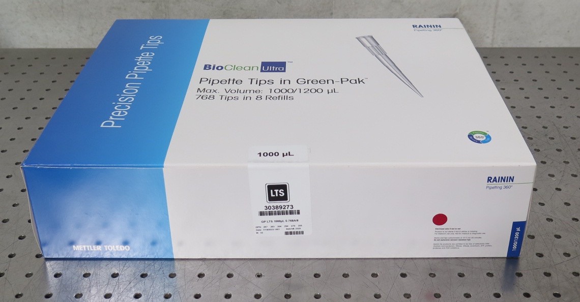 R199480 Rainin BioClean Ultra Pipette Tips 30389273