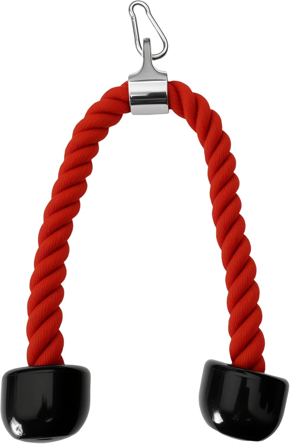 Heavy Tricep Rope Cable Attachment for Home Gym Pulley System & LAT Pull Down