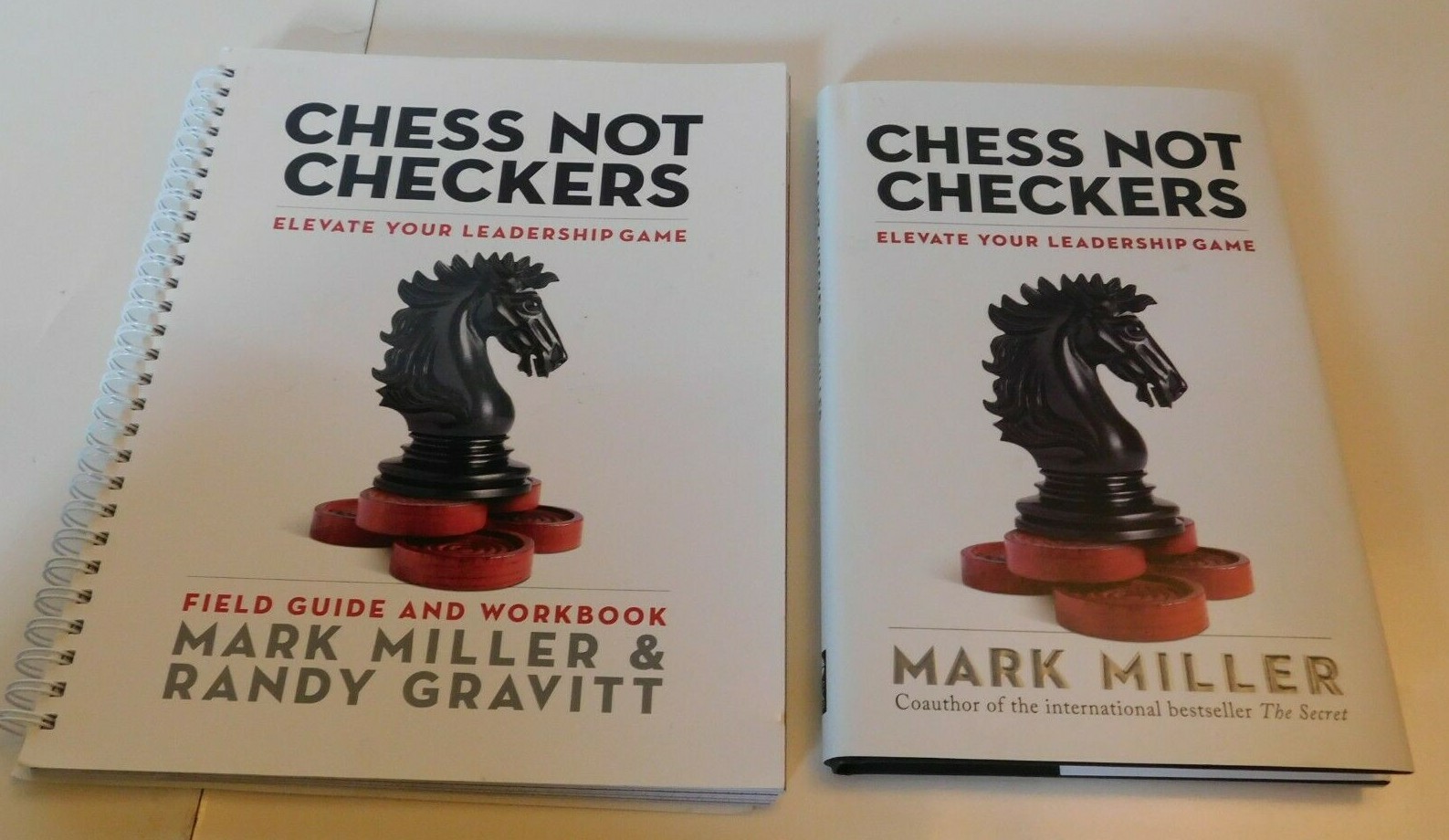 Chess Not Checkers By Mark Miller Hardcover & Field Guide & Workbook Brand New