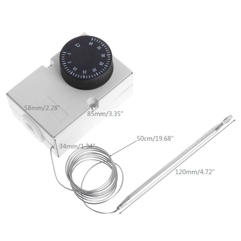 Temperature Capillary Thermostat Controller for Box AC220V