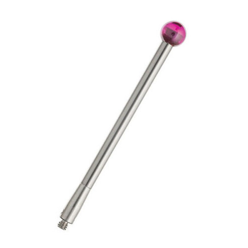 CMM Styli 5mm Ruby Sphere M2 Thread Tungsten Carbide Stem L40mm for A-5003-0048