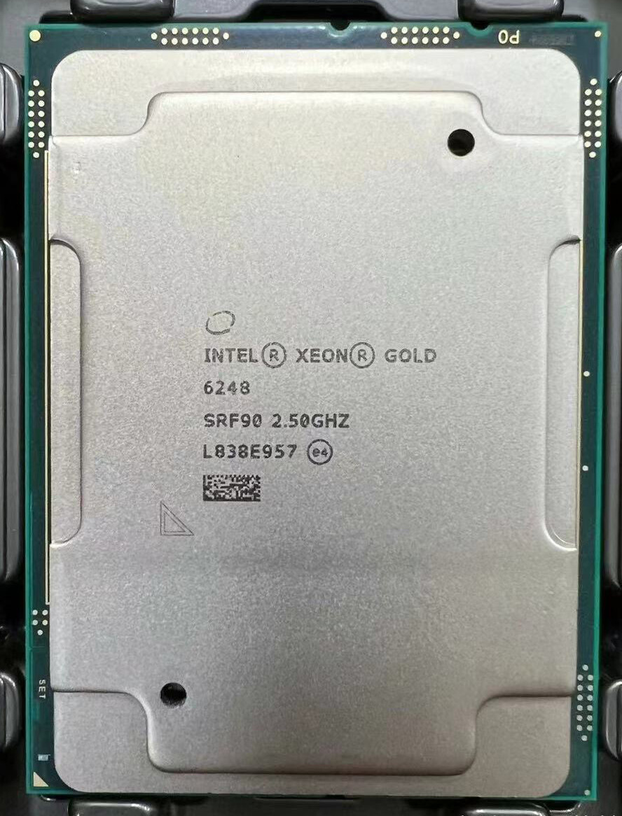 Intel Xeon Gold 6248 LGA3647 2.50GHz 20-core TDP-150W server CPU processor 6248