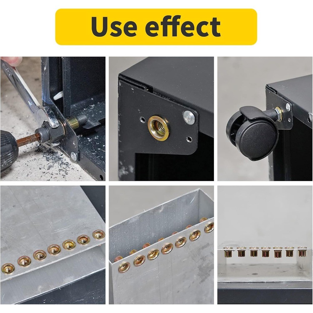 Hand Rivnut Tool Metric SAE with Step Drill Stainless Steel Rivnuts