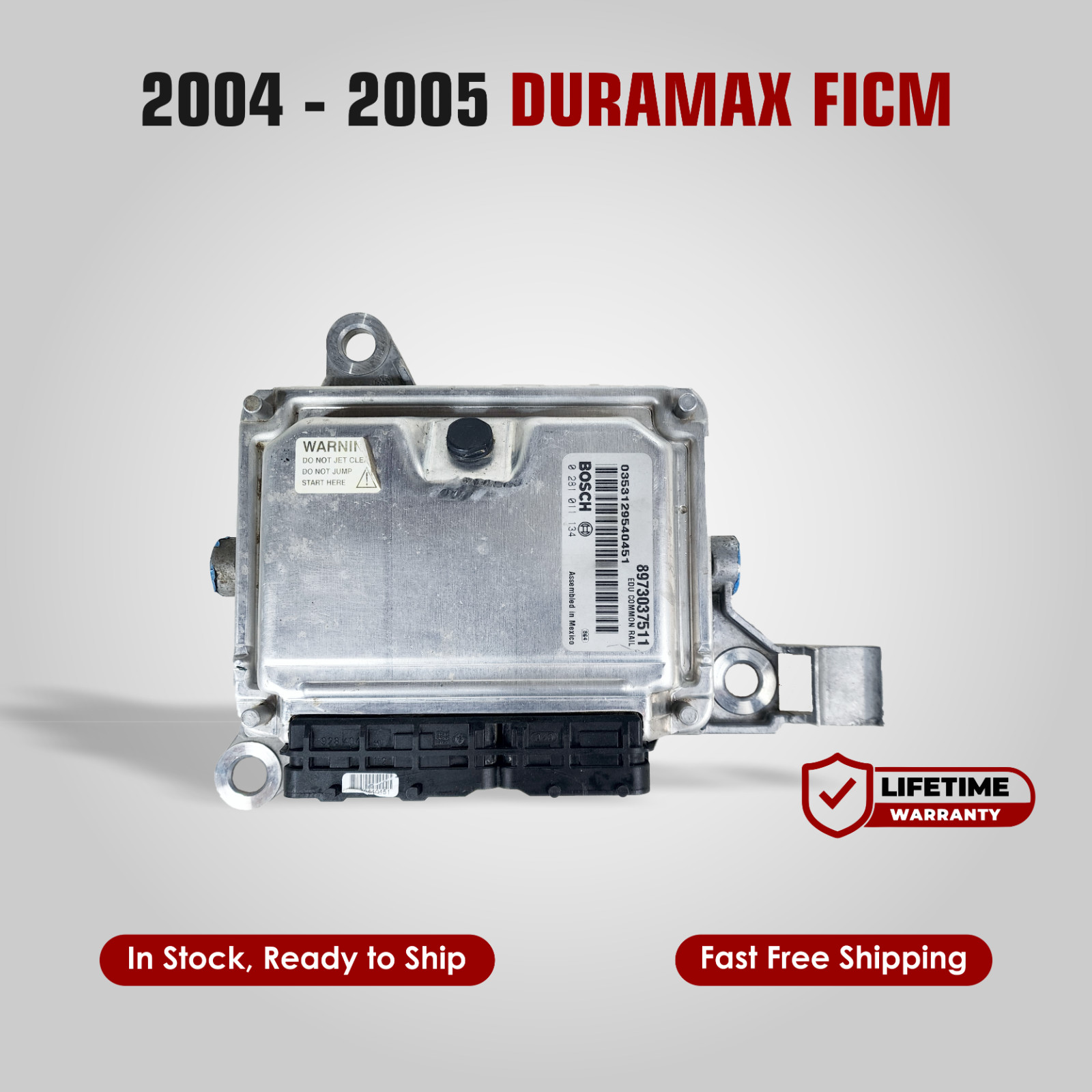 04-05 Gm Chevy Silverado Sierra Duramax 6.6 Ficm Lly Ficm 8973037513 8973037511