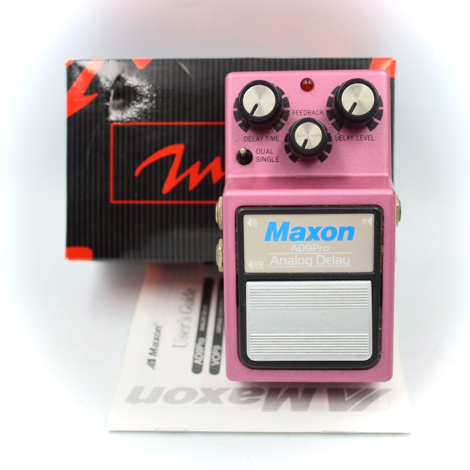 MAXON AD9Pro Analog Delay With Original Box Made in Japan Effect Pedal 076A9P213