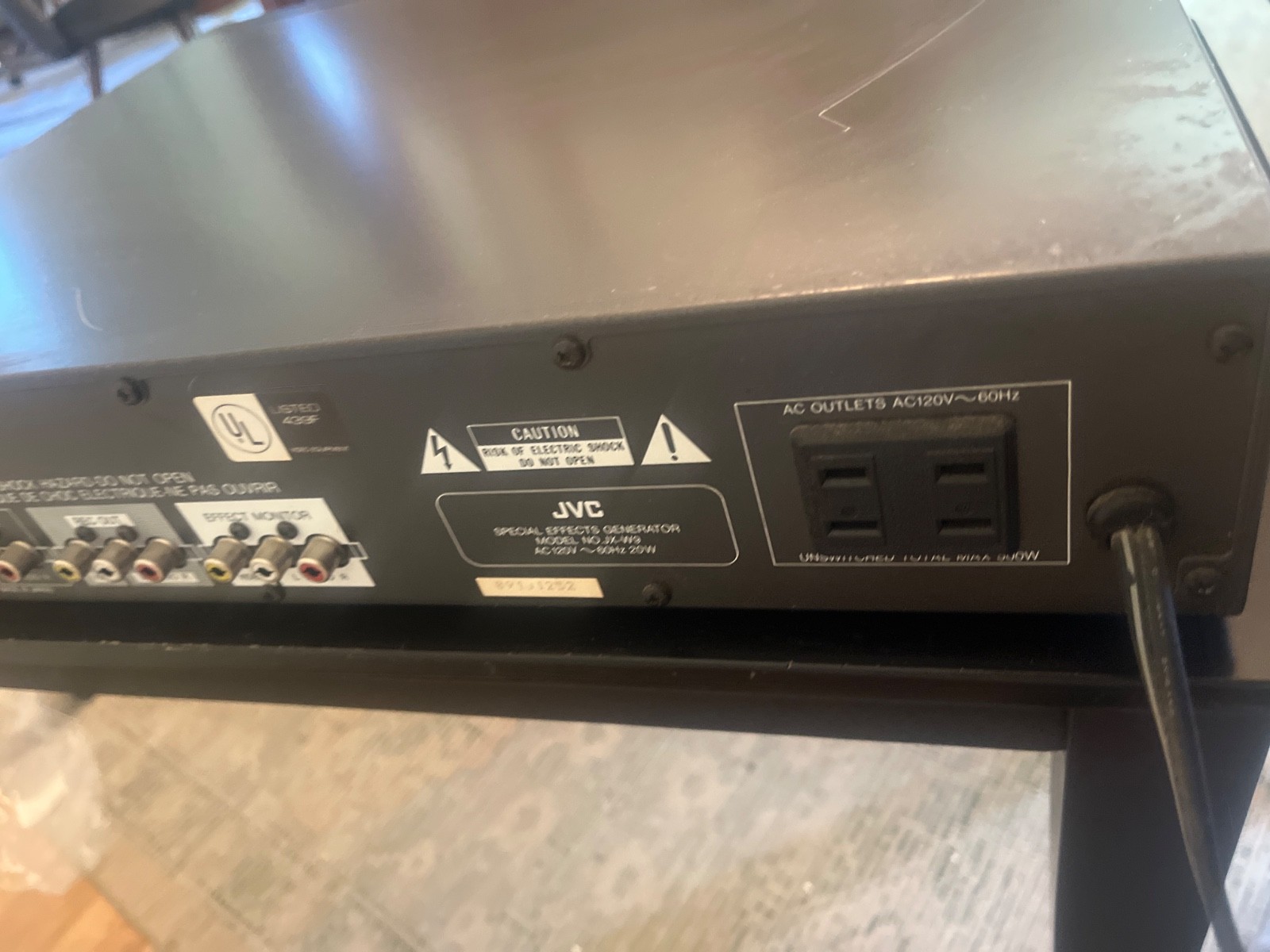 JVC JX-W9 Special Effects Generator Untested powers on