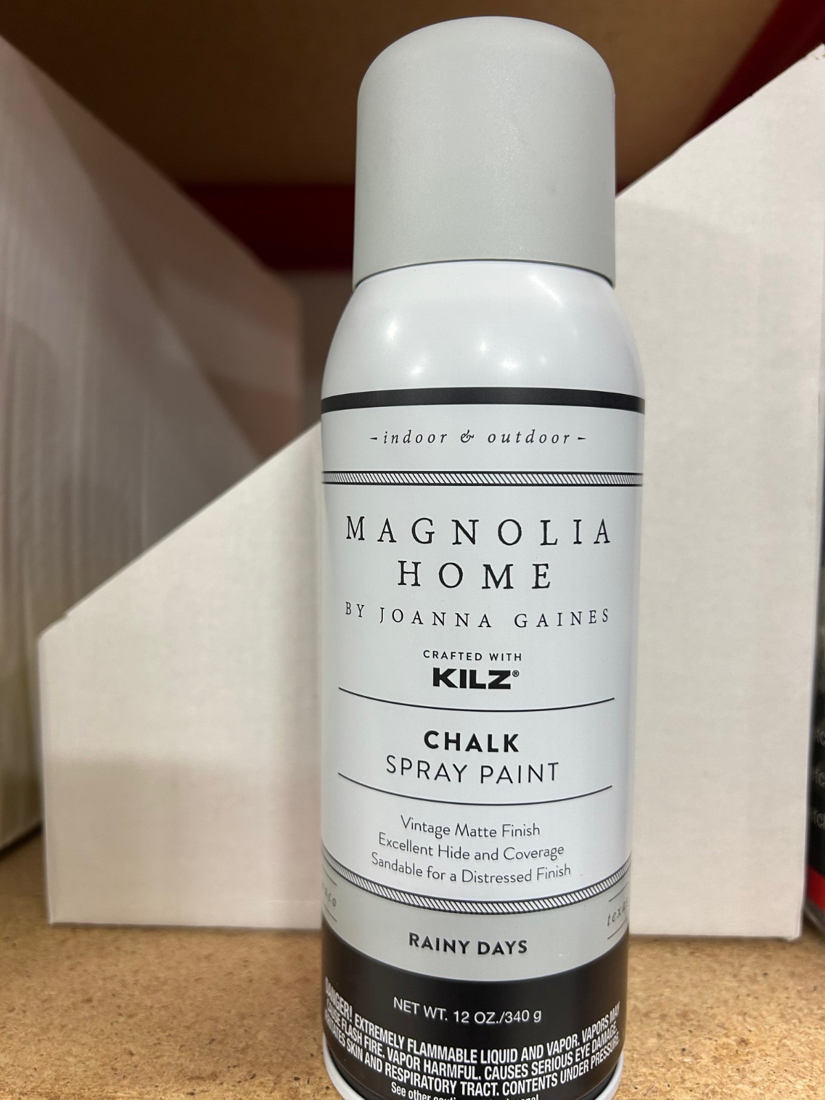 NEW Magnolia Home Chalk  Interior/Exterior Spray Paint RAINY DAYS FREE S&H