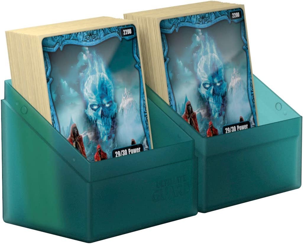 Ultimate Guard UGD010688 Boulder Deck Case 80+ Standard Size Box, Malachite, S M