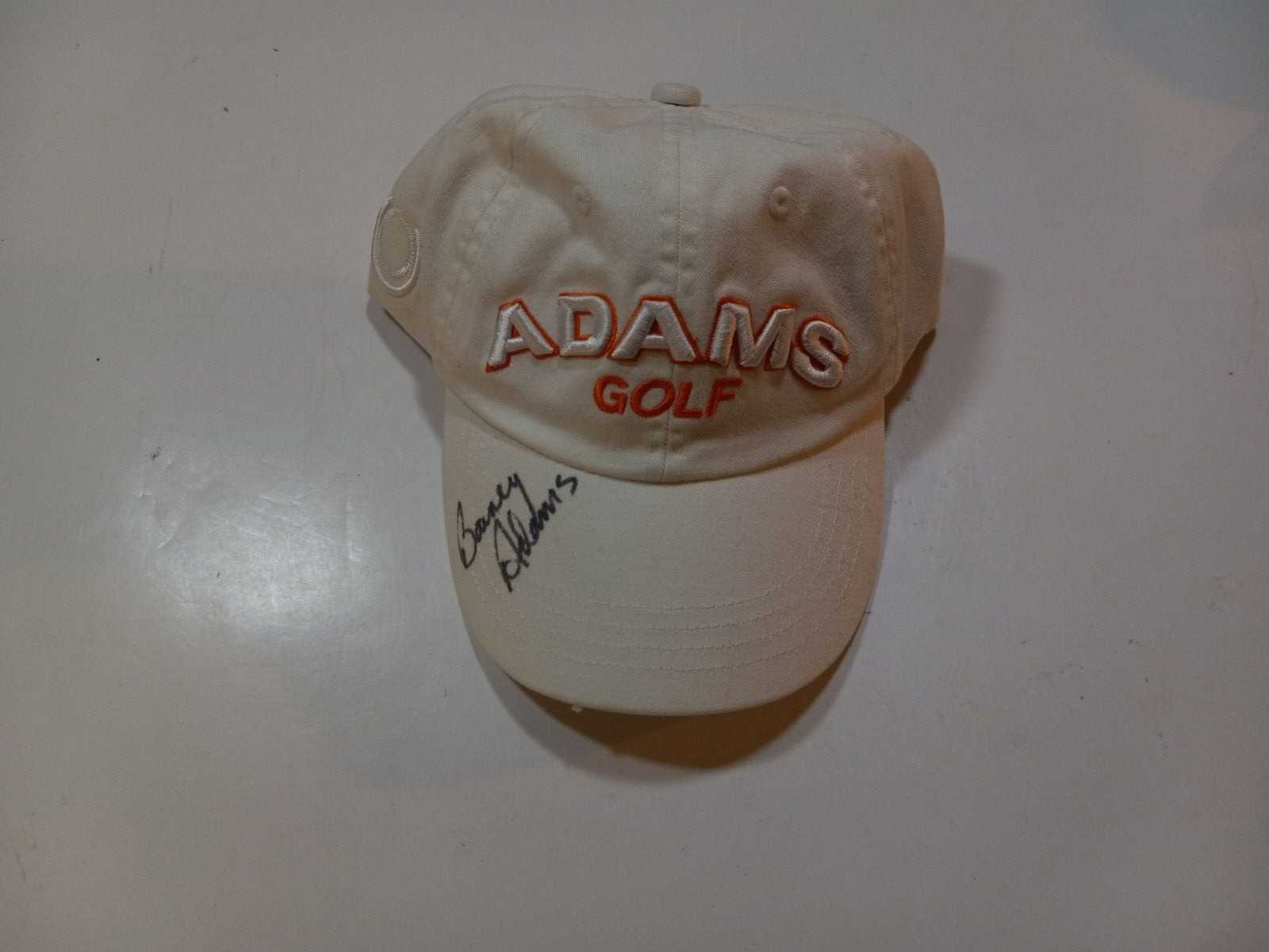 Adams Golf Hat New Signed By Barry Adams