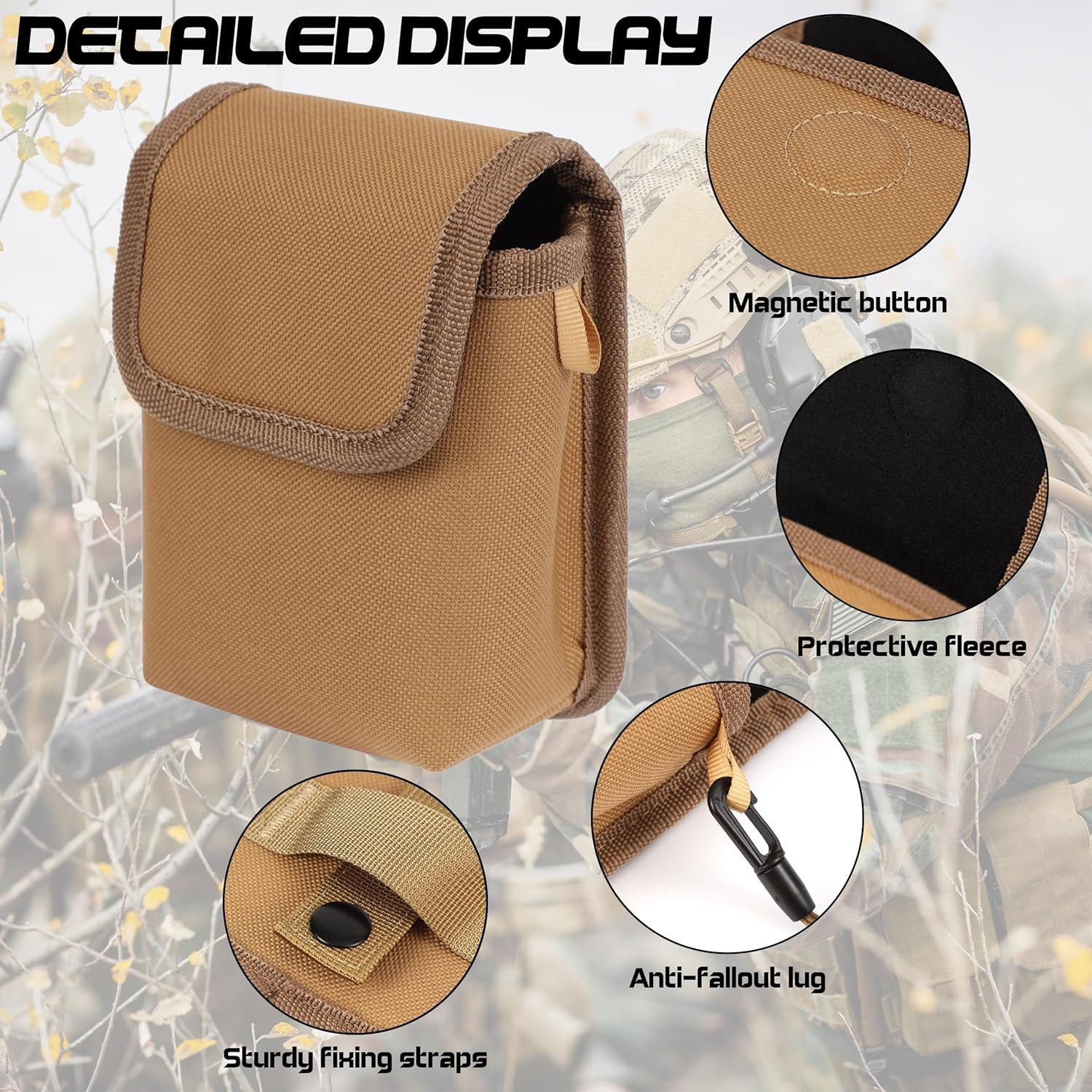 Rangefinder Pouch - Ultimate Protection Your Hunting Accessories (Brown)