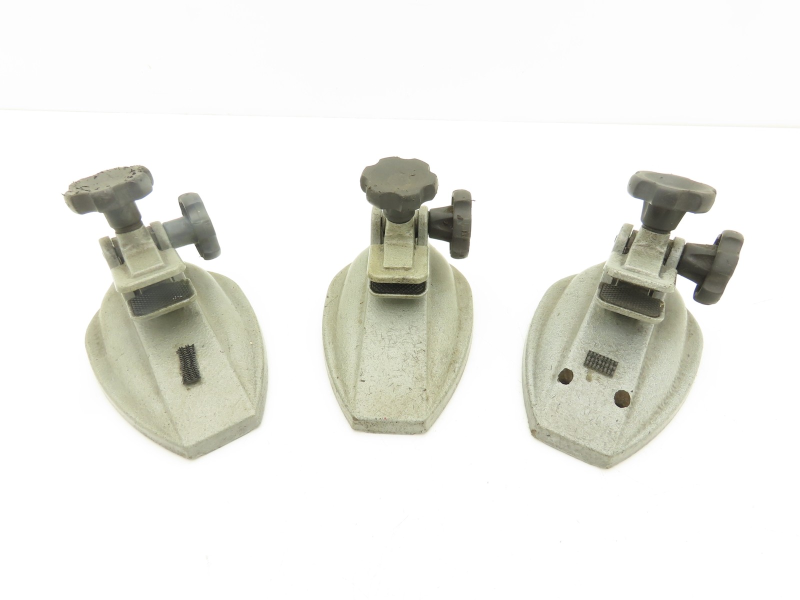 Mitutoyo 156-101-10 Micrometer Stand 0-4" Adj Angle Padded Jaws  Lot of 3