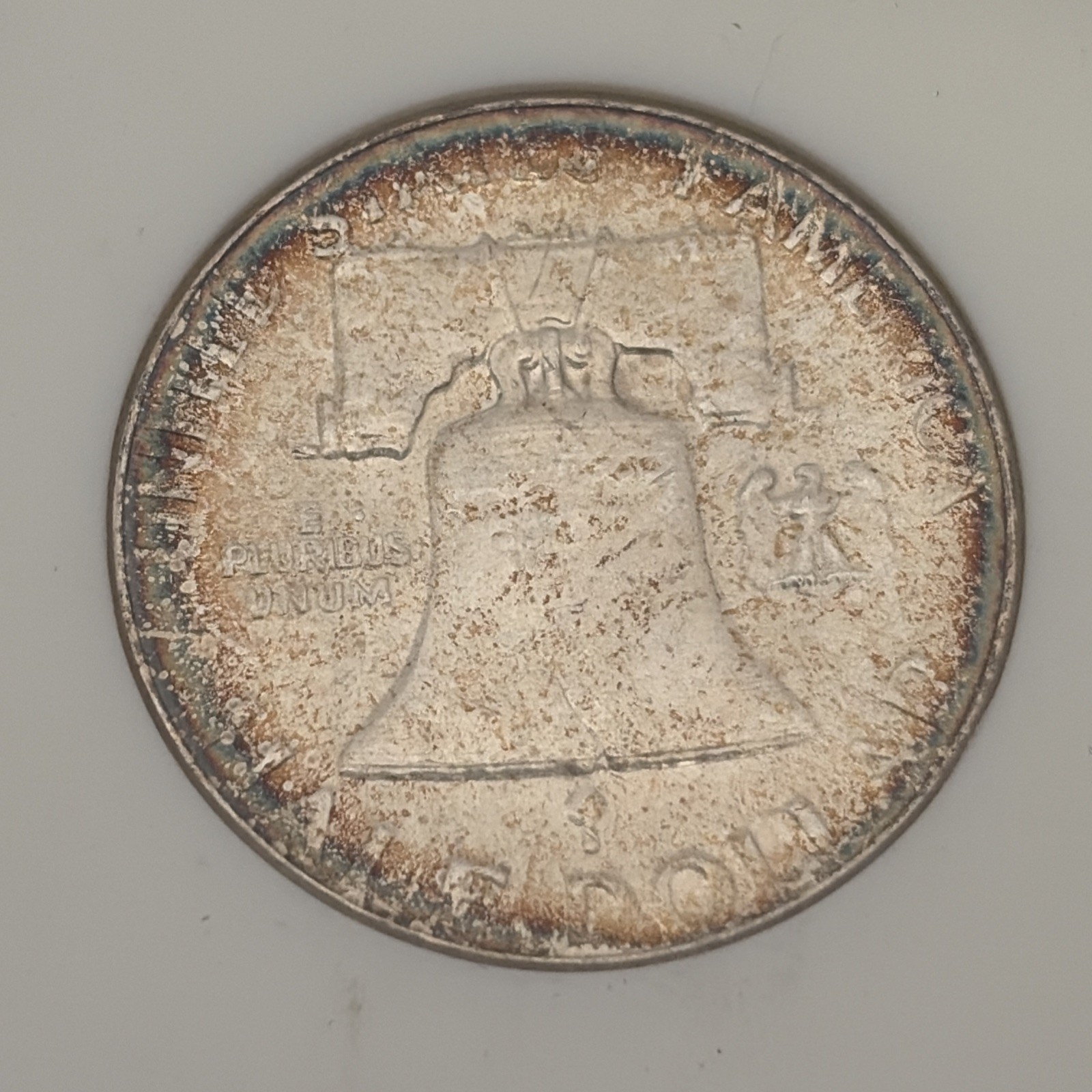 1957 50c NGC MS 64 Franklin Half Dollar Silver Coin