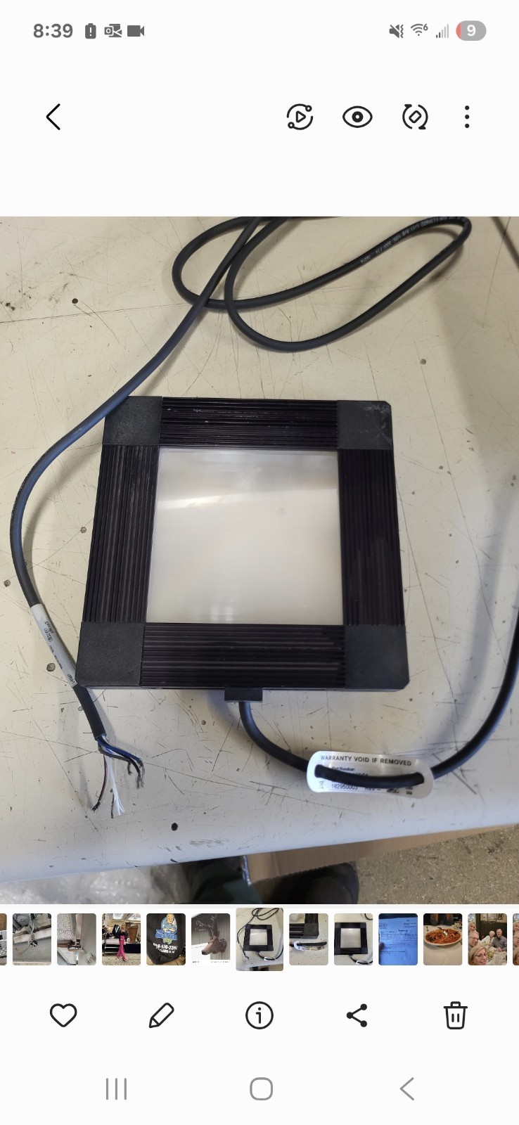 Advanced Illumination Edge-lit Collimated LED Backlight CX0404-455C1 (BLUE)