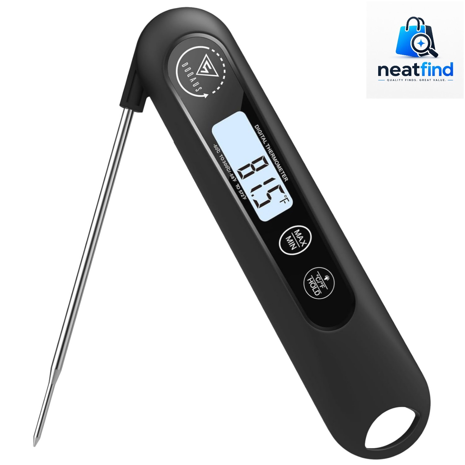 Meat Thermometer Digital for Cooking, Waterproof Instant Read Food Thermomete...