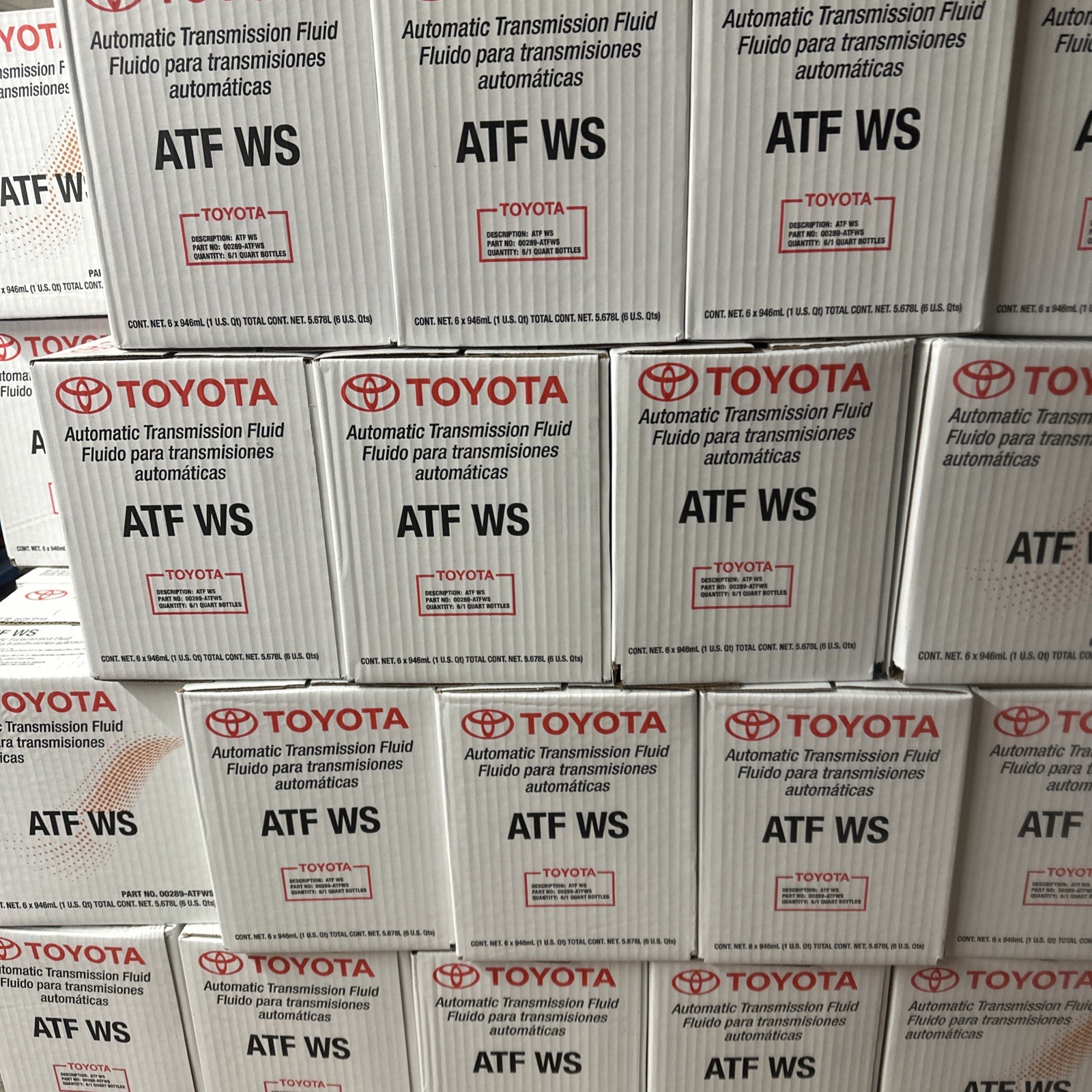 Toyota Lexus Automatic Transmission Fluid WS ATF 1 Pack, 1 Quart
