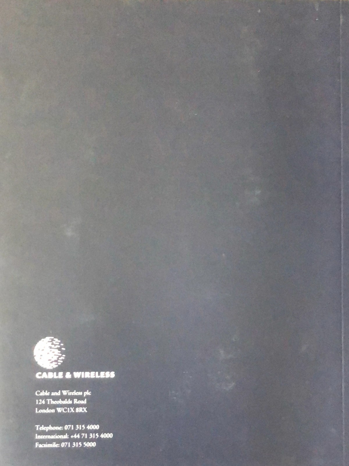 1994 Cable & Wireless Annual Report