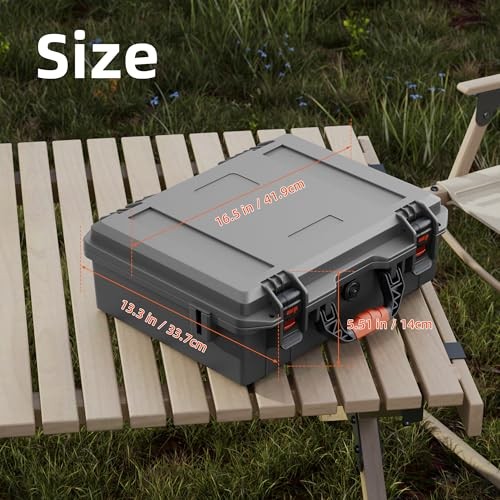 Starlink Mini Case Hard Shell Travel Bag,Waterproof Shockproof Protective Grey