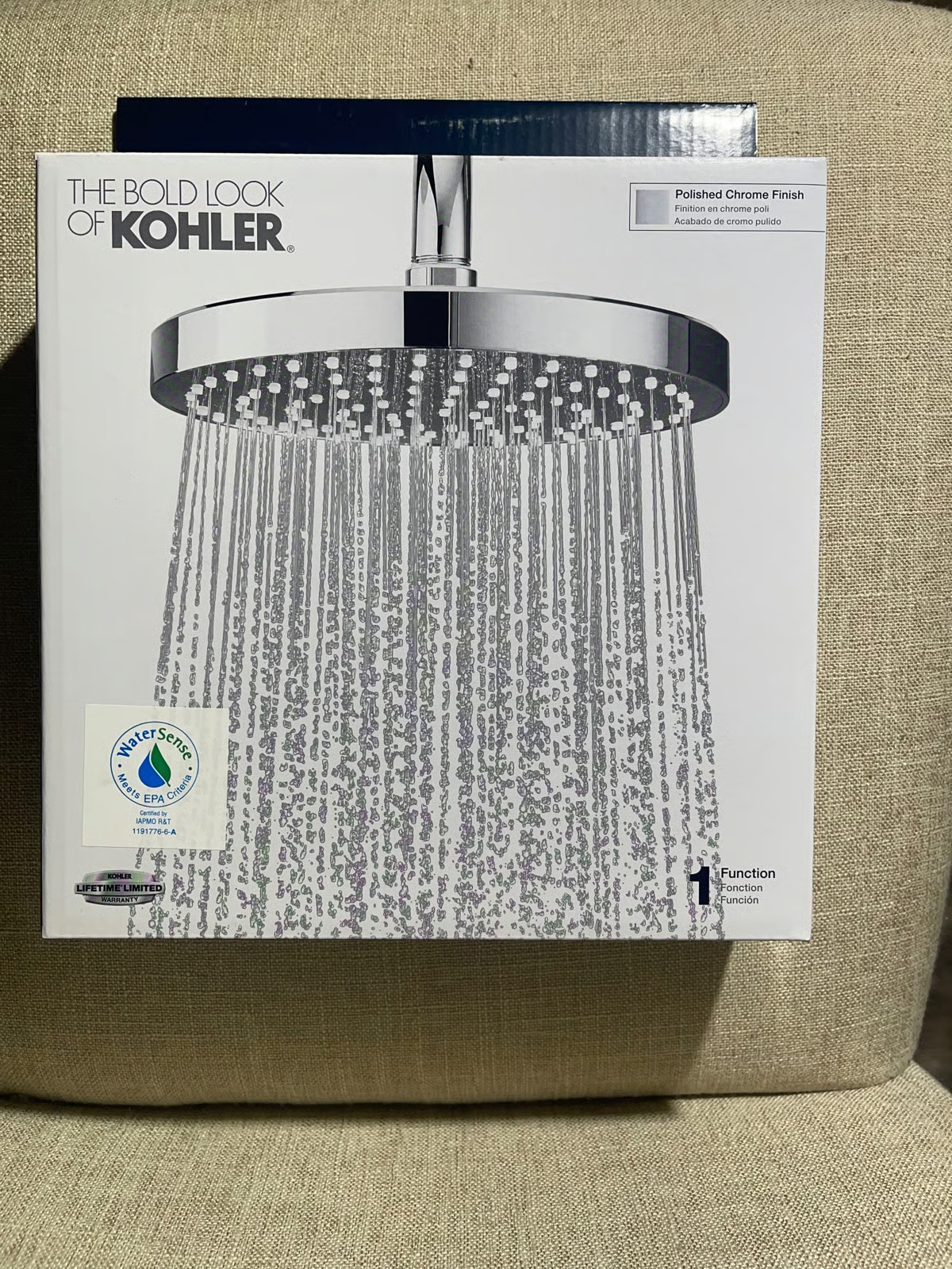 Kohler Awaken 8" Rainhead Showerhead 76464-BL-2.0GPM