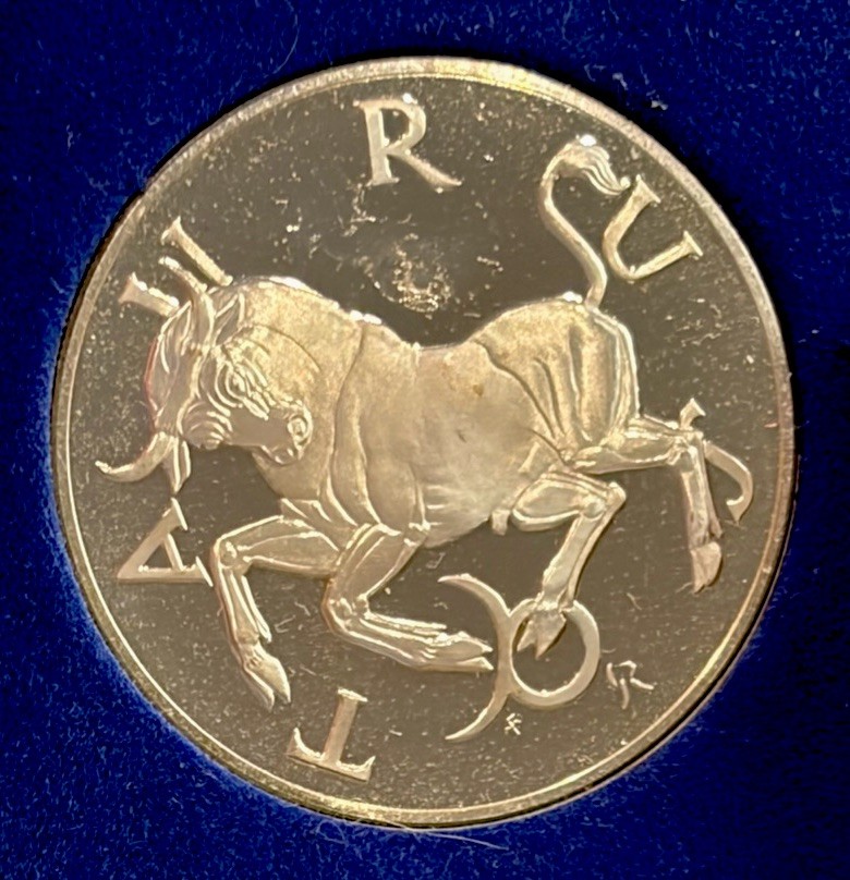 NASA 1968-1973 Skylab Space Station Team Member Metal Coin Medallion