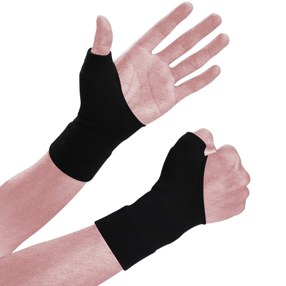 YHOUMEW Thumb Arthritis Compression Gloves(1 15 * 8 * 0.8cm, black