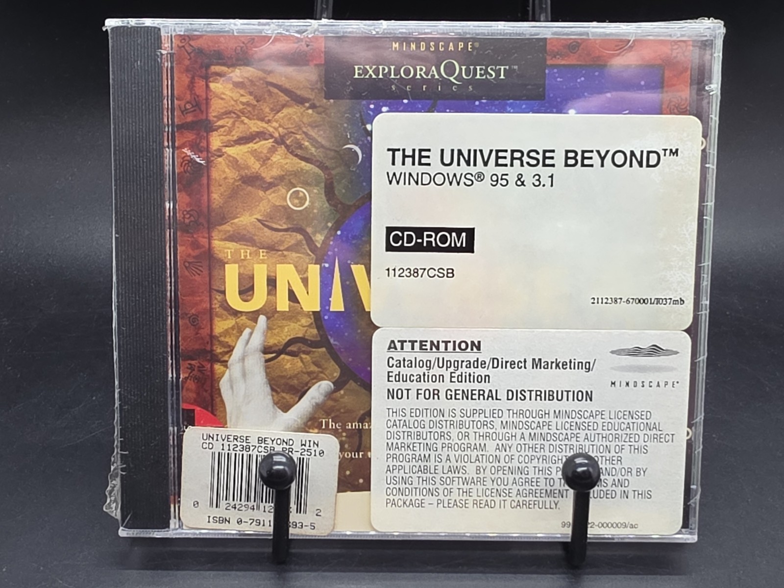 The Universe Beyond Mindscape Explora Quest CD-Rom Windows 95 New Sealed Rare