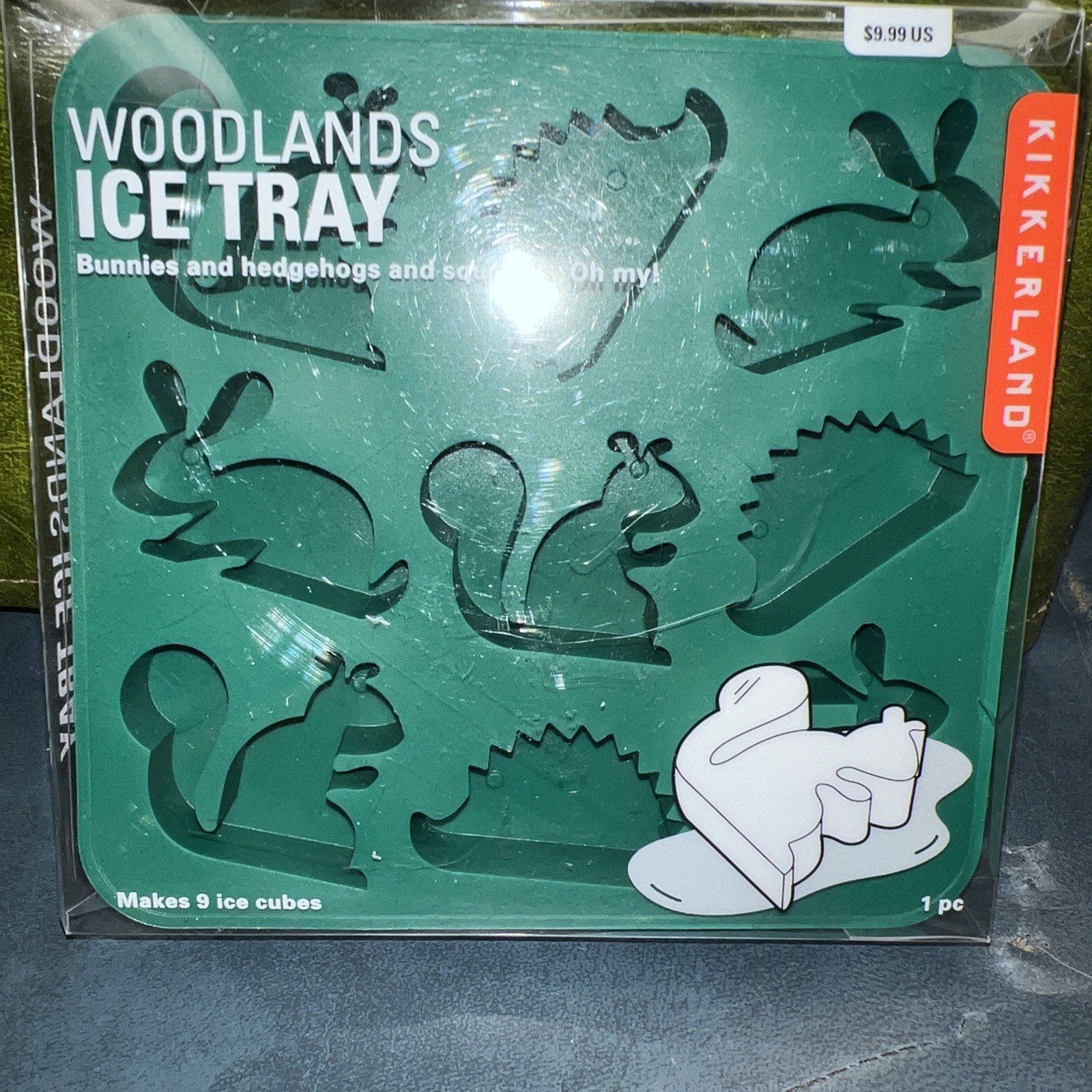 NIP Kikkerland Woodlands Ice Tray