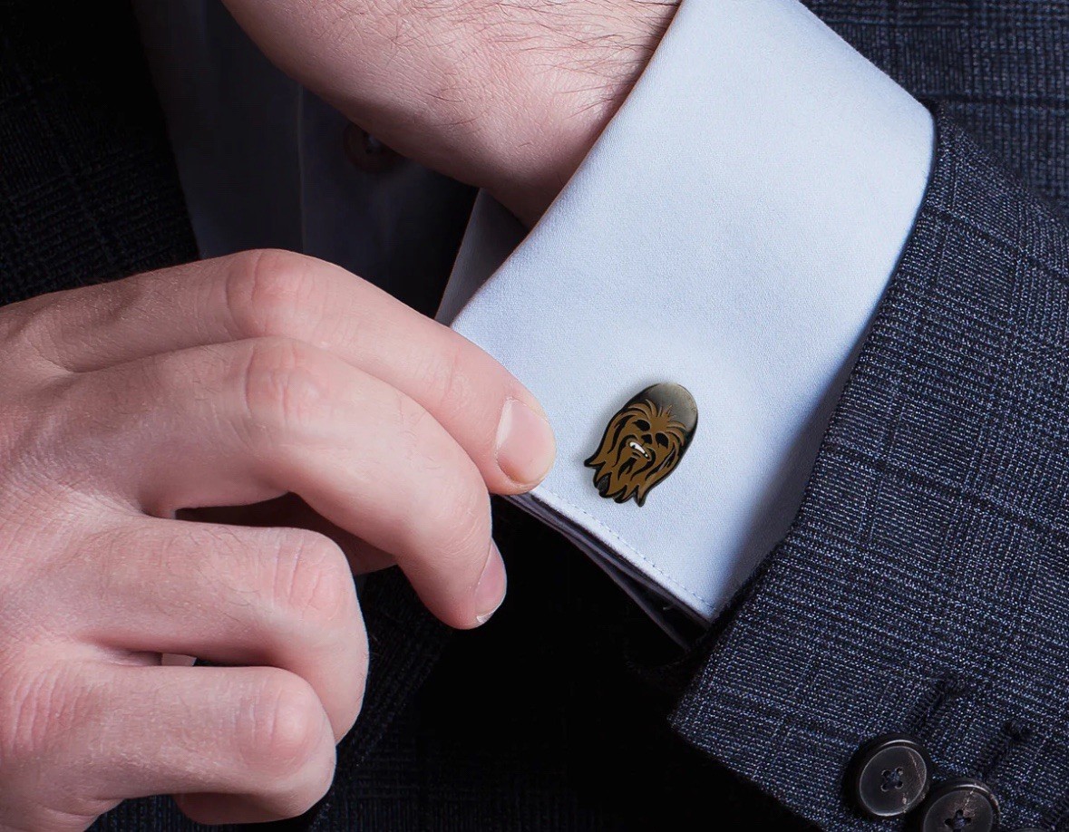 Star Wars Chewbacca Gunmetal Cufflinks
