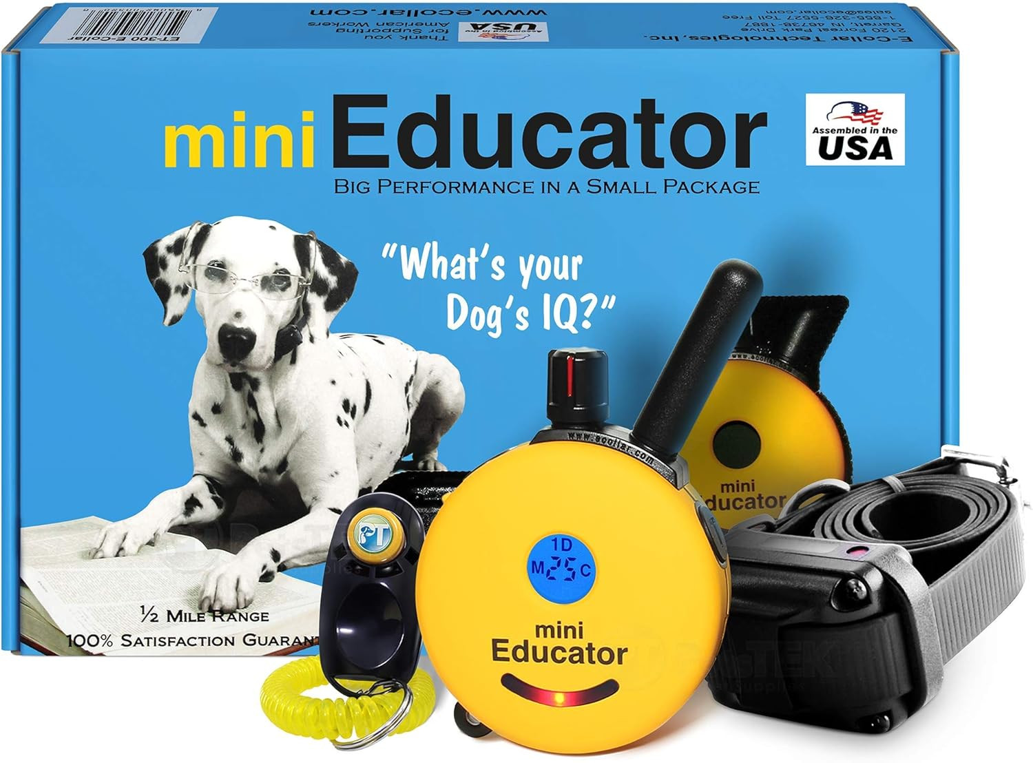ET-300 Mini E Collar for Dog Training with Remote - 1/2 Mile Range, Waterproof,