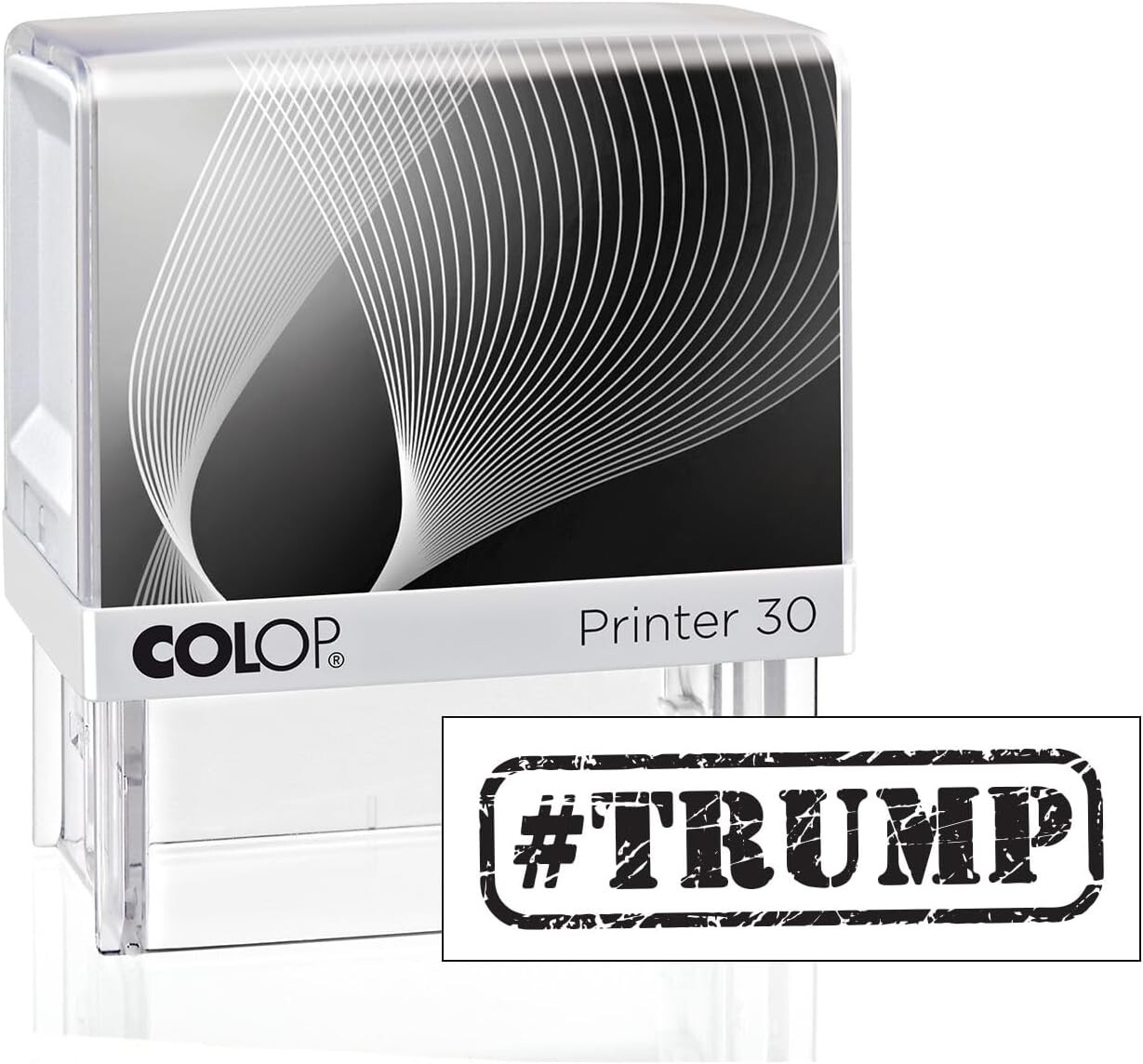 #Trump Self-Inking Stamp - 3/4" x 1-7/8" - Patriotic Office Supplies