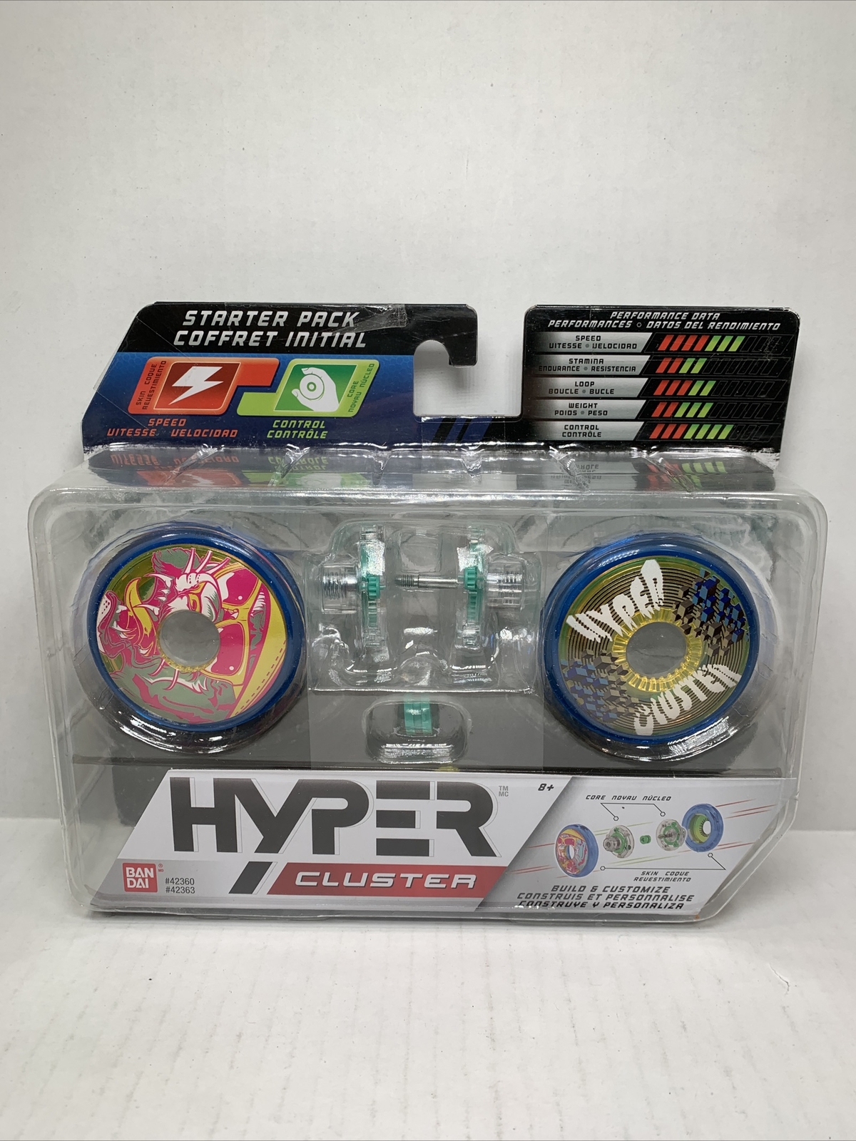 Hyper Cluster BanDai Dark Blue Monster Build & Customize #42363 Speed NEW