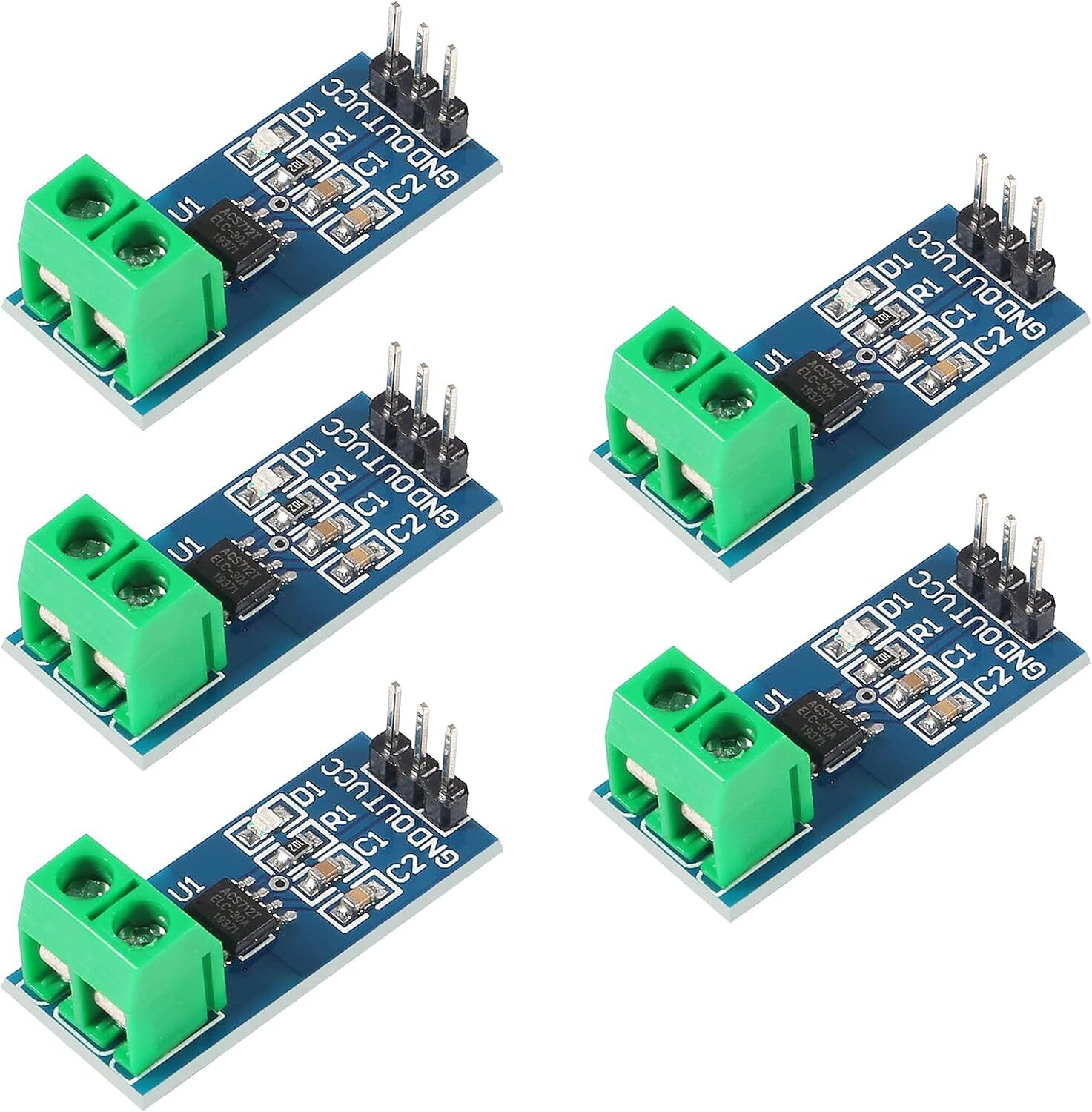 5/10/20PCS New Design 5/20/30A Range Current Sensor Module ACS712 For Arduino US