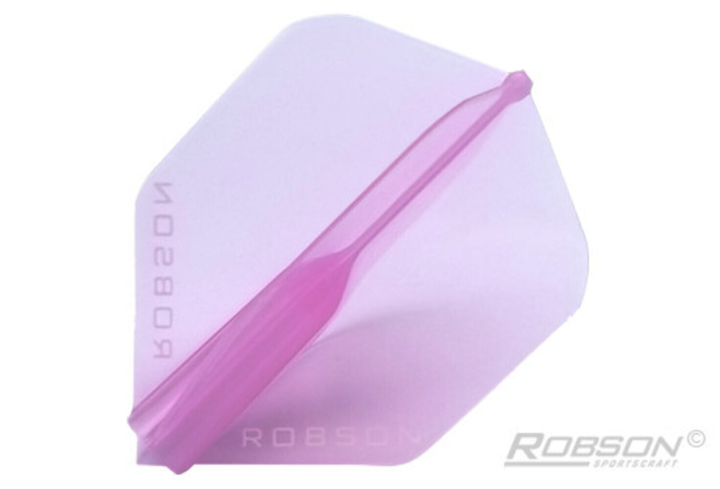 Robson Plus Crystal Dart Flights Shape Pink