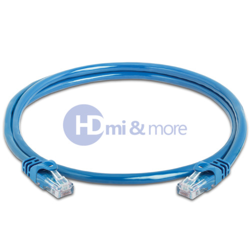 2x 3FT CAT6 Cable Ethernet Lan Network CAT 6 RJ45 Patch Cord Internet Blue