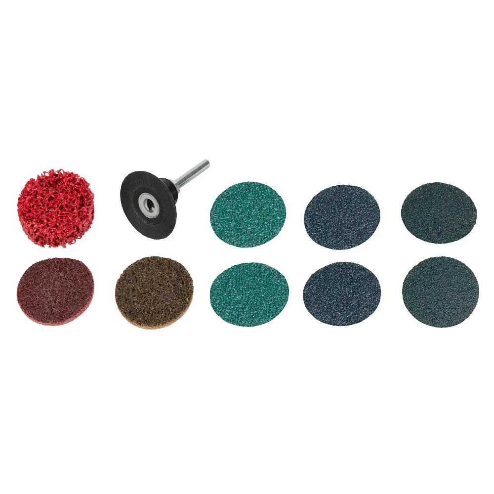 Milwaukee 2" 49-92-9000 Disc Kit 10-Piece Surface Prep & Grinding Set