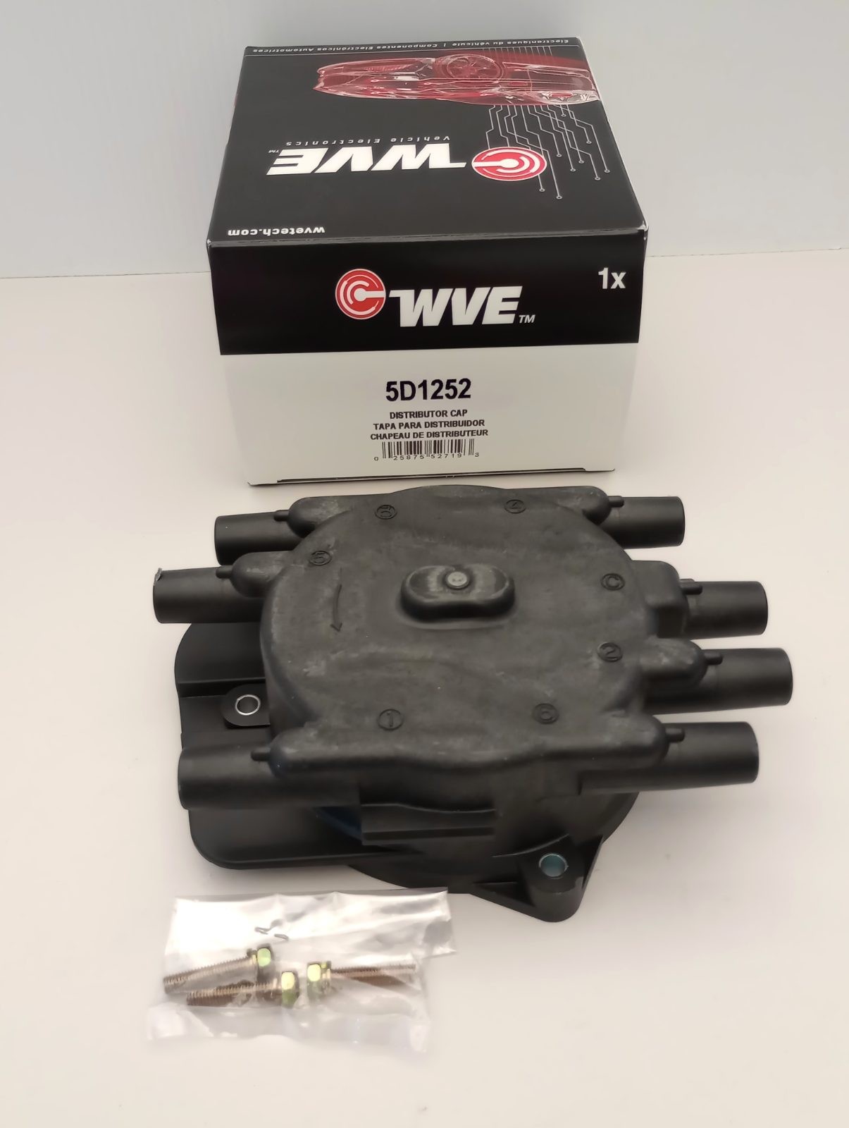 WVE 5D1252 Distributor Cap JH171 E358A 1746958 2216285E00