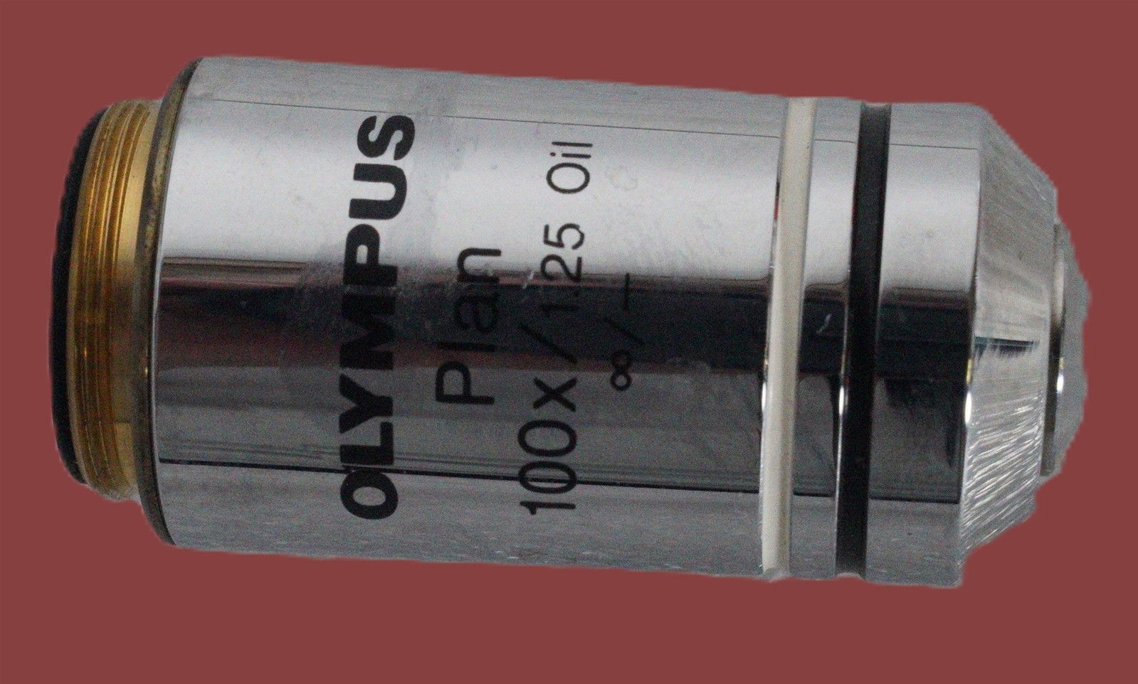 Olympus Plan 100X/1.25 Oil ∞/- Objective