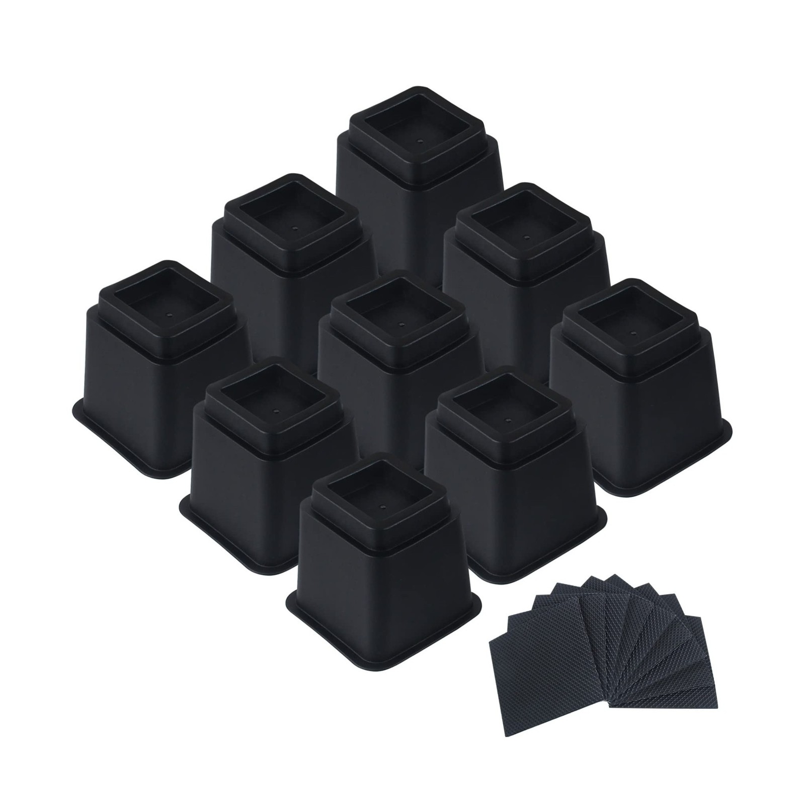 DEDU Bed Risers 5 Inch Heavy Duty 9 Pack, Furniture Risers for ... Fast USA SHIP