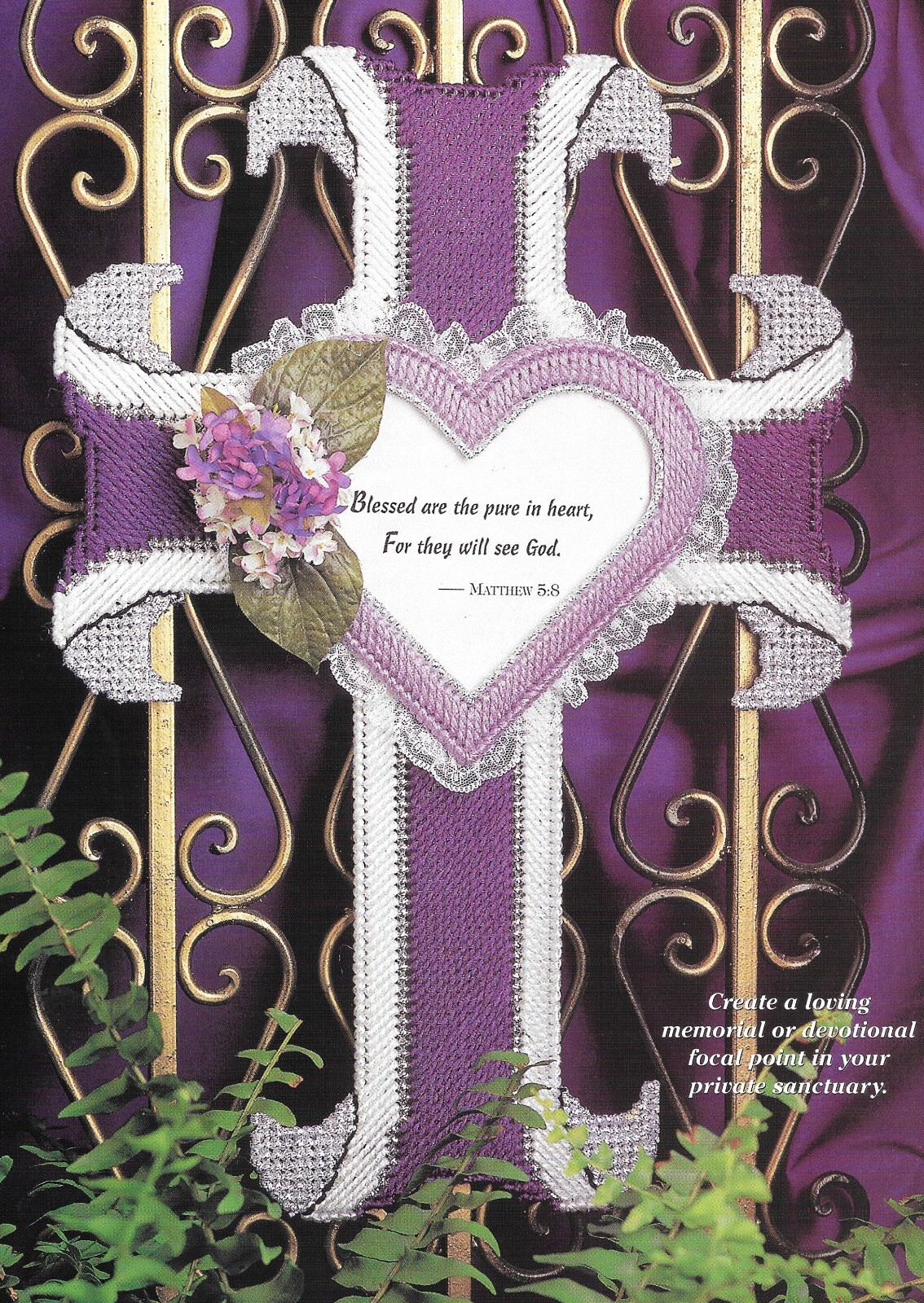 CHRISTMAS NATIVITY - DAILY INSPIRATIONS CROSS ------ PLASTIC CANVAS PATTERNS
