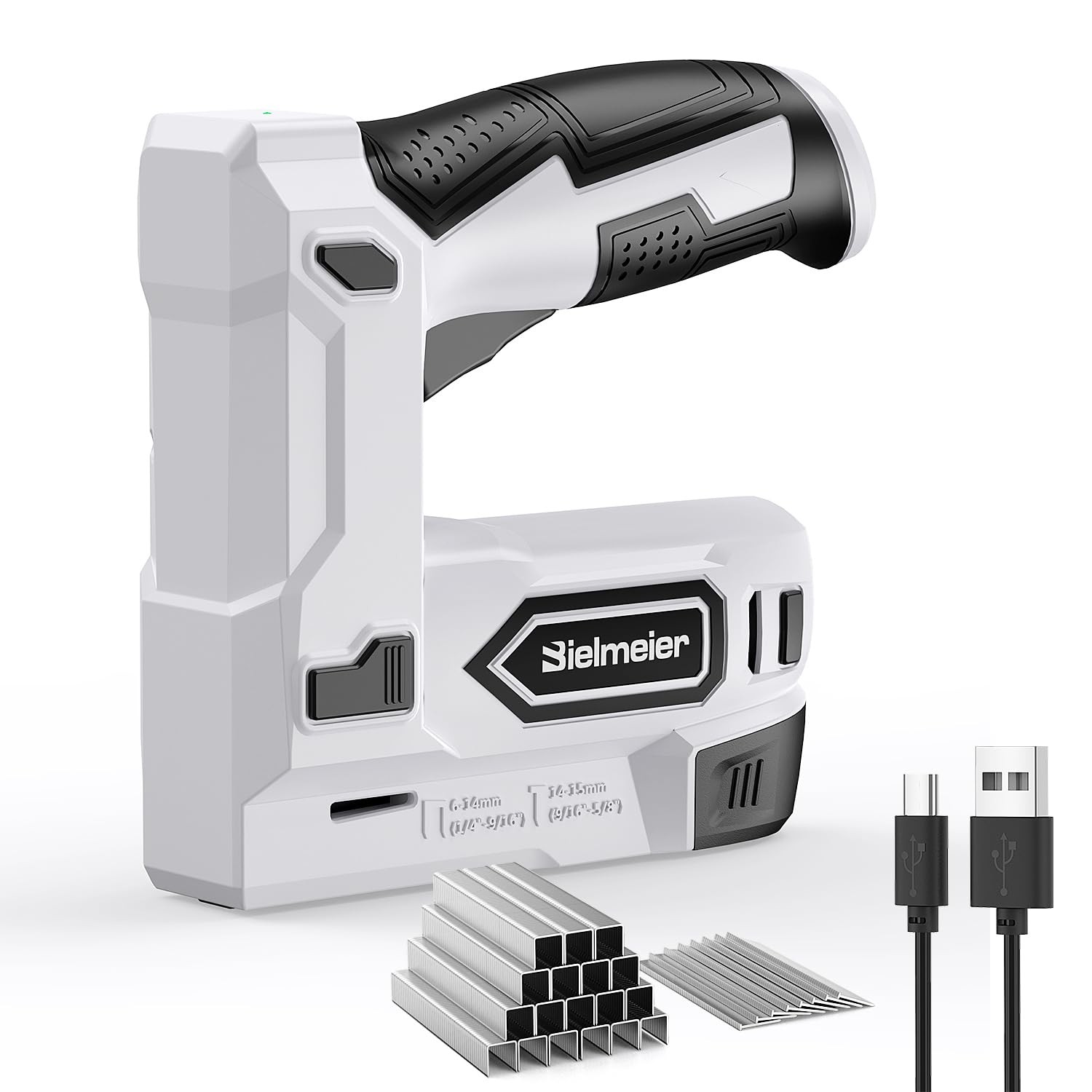 Bielmeier Electric Staple Gun, 4V Cordless Battery Powered Staple Gun, 2-in-1...