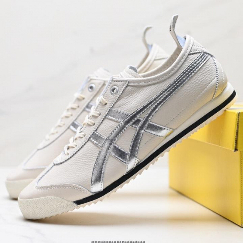 Onitsuka Tiger MEXICO 66 SD Unisex Classic sports shoes Beige silver WITH BOX