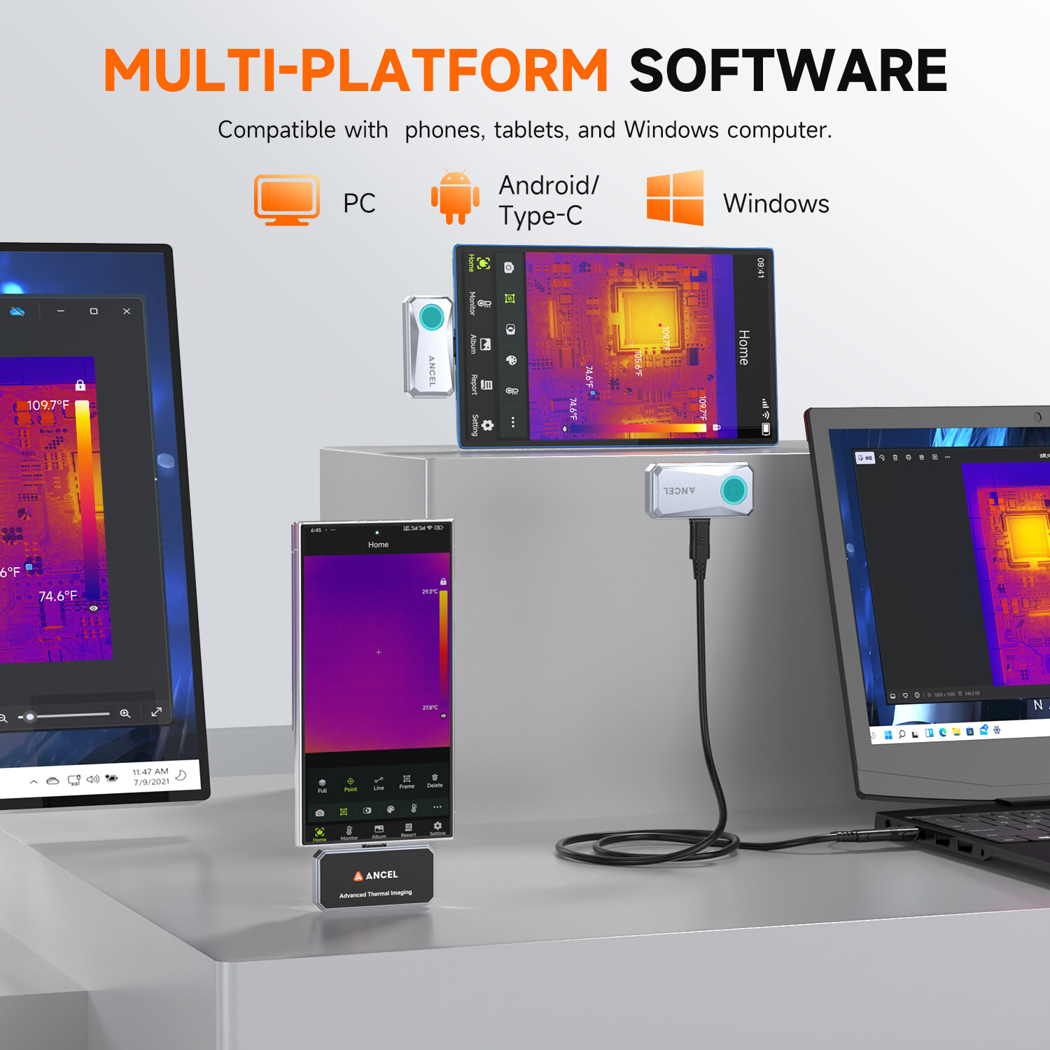 Infrared Thermal Imaging Camera IR Imager USB Type-C for Android Mobile Phone US